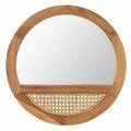 Safavieh 17.5 in. Padma Mirror, Natural MRR2015B